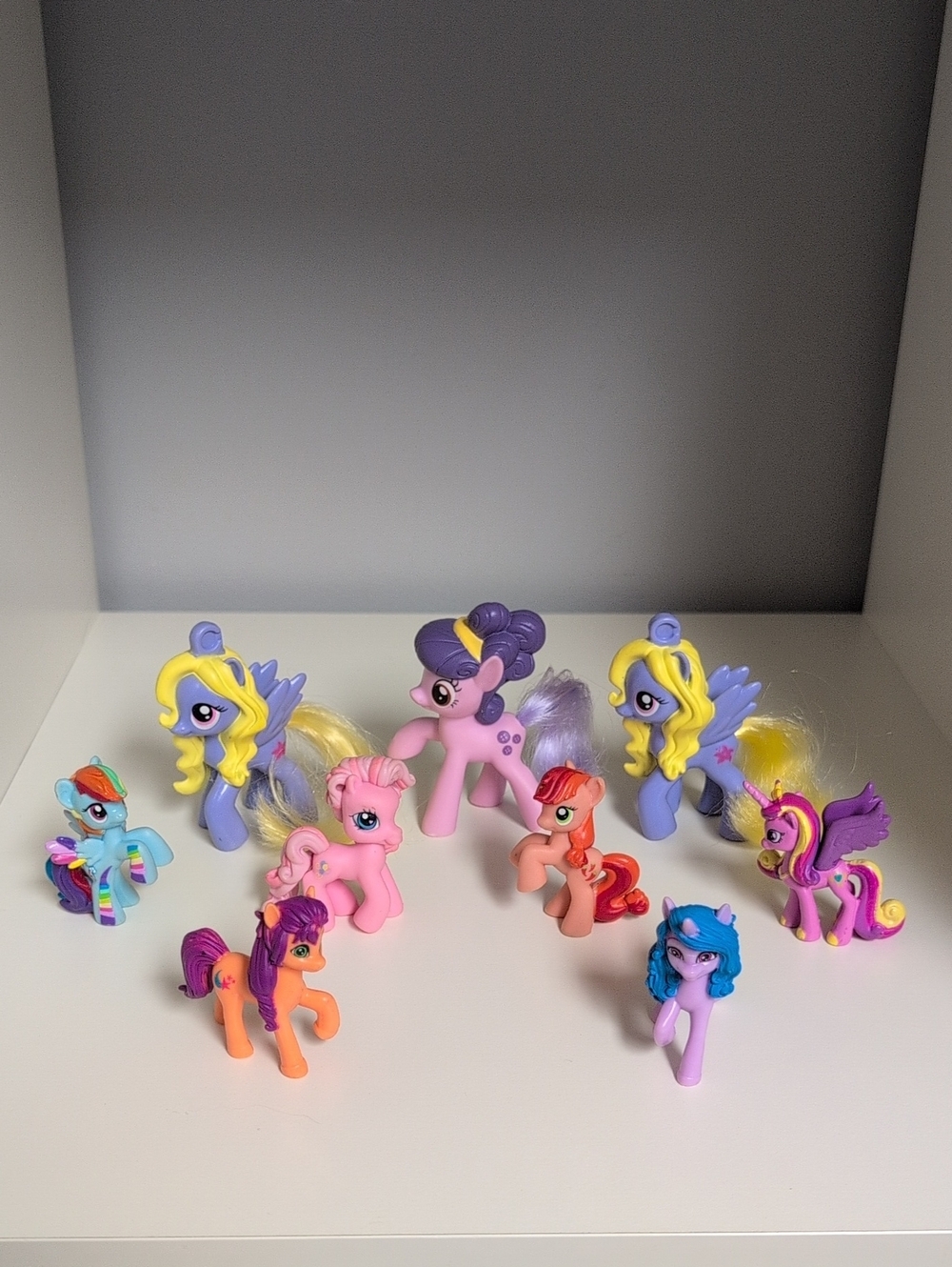 Mini My Little Pony Figure Lot 9 Small Collectible MLP Toys Unicorn Pegasus